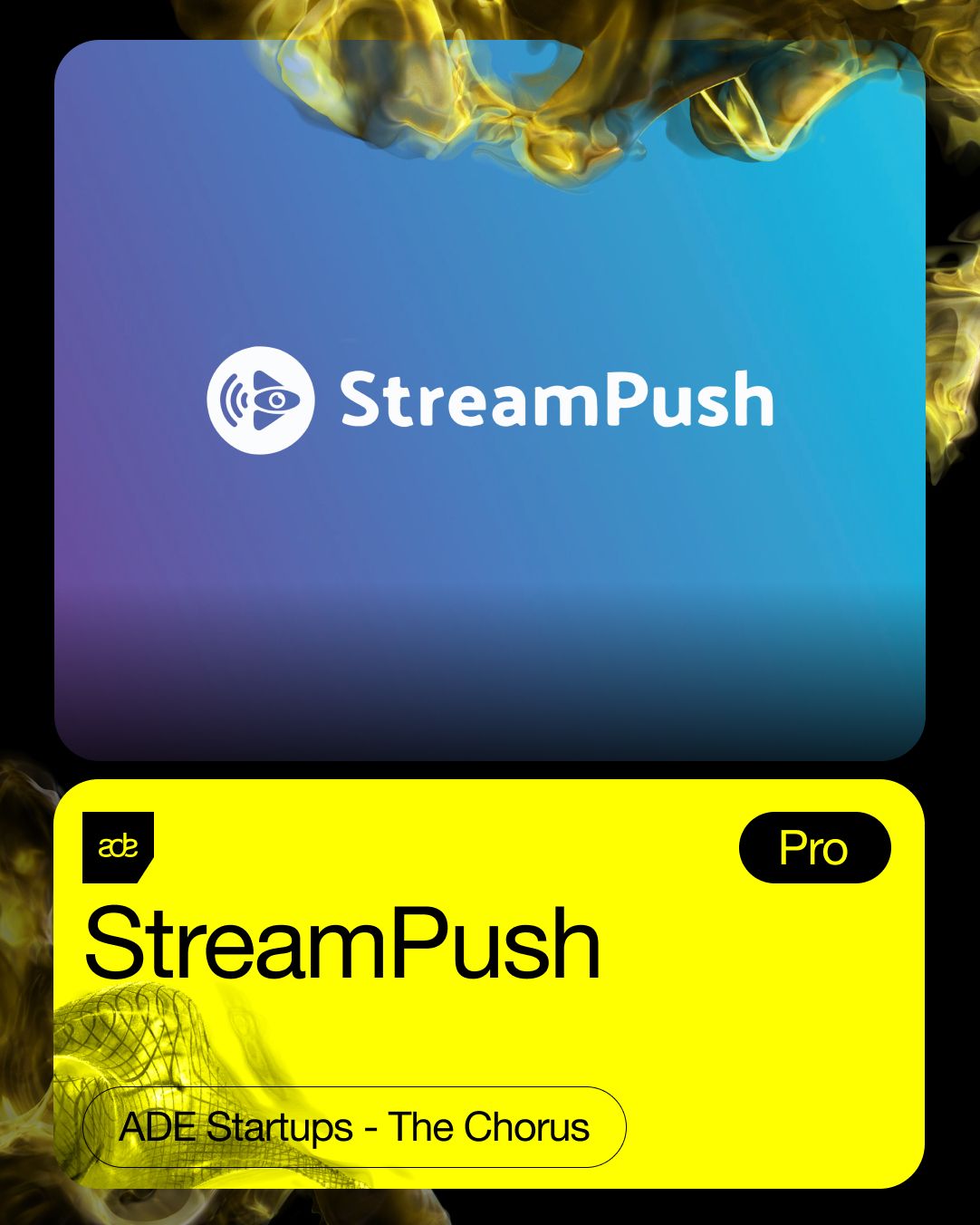 StreamPush selected for Amsterdam Dance Event Chorus Startup Program 2024