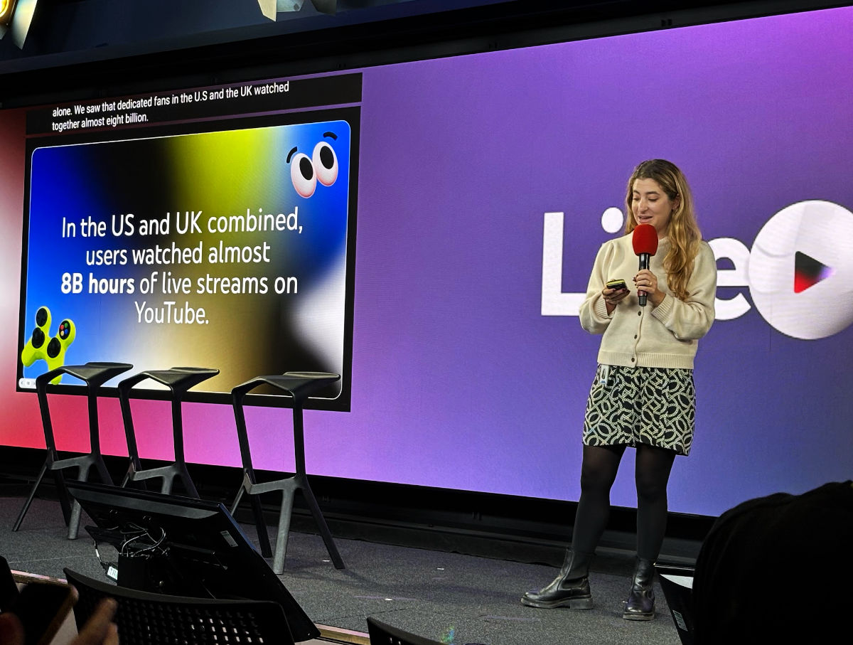 YouTube LiveCon 2025 session