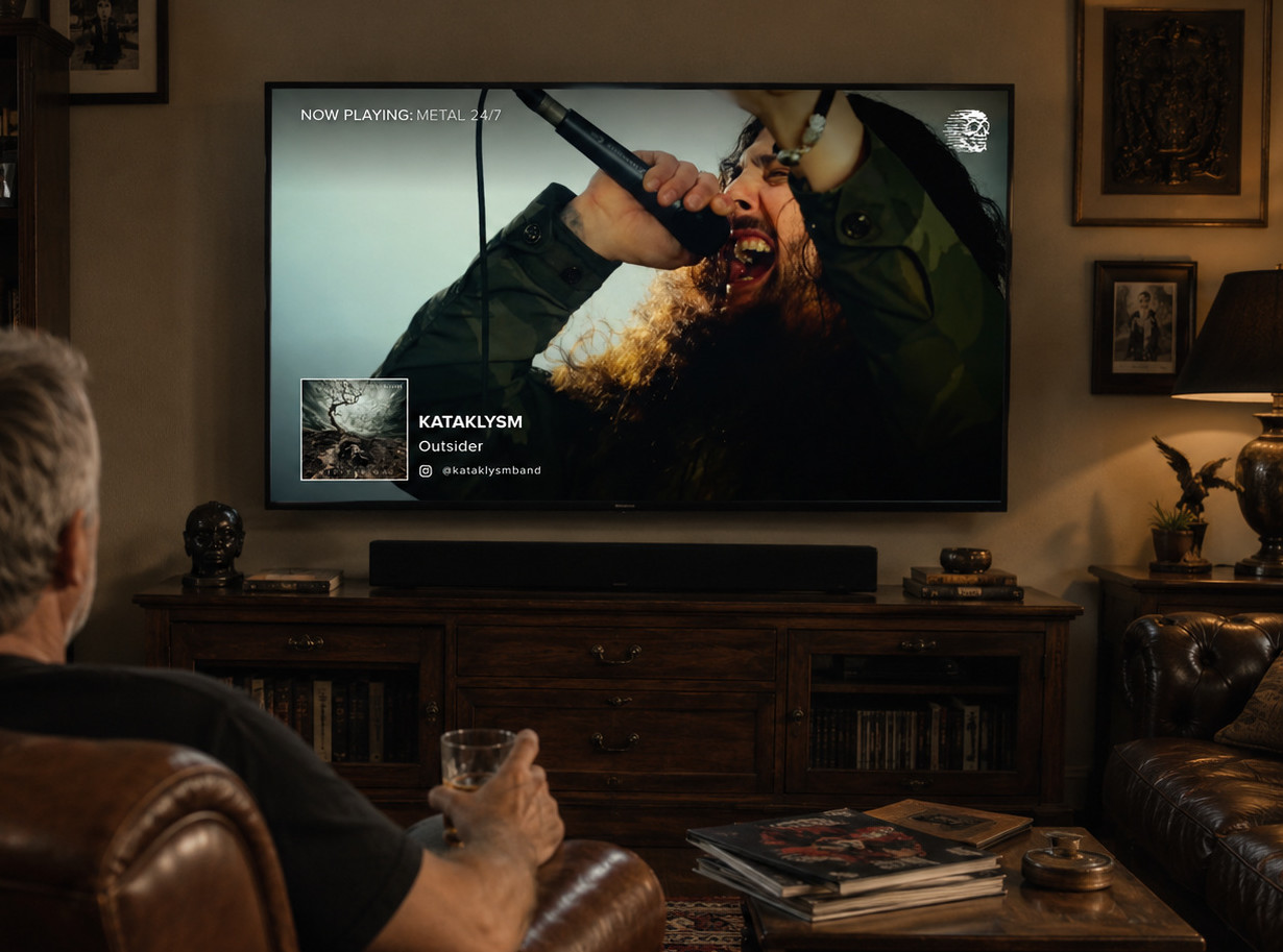 Nuclear Blast (Believe) pioneered 24/7 streaming for metal labels, playing music videos non-stop via StreamPush